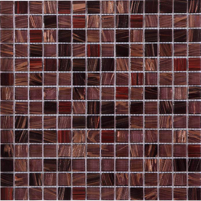 Glass Mosaic Tile Square Copper And, Copper Glass Tile