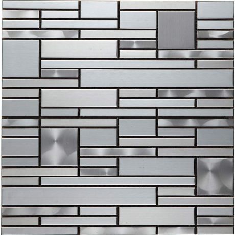 Stainless Steel Mosaic Tile Special Silver Draw