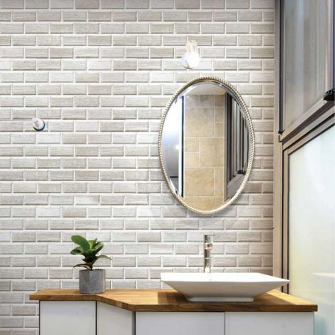 Grey Marble Stone Bath Wall and Floor Mosaic Tile Kitchen Backsplash Rectangle