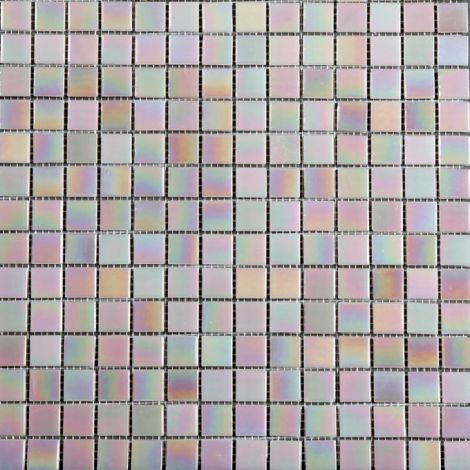Glass Mosaic Tile Square Fantasy  Pink