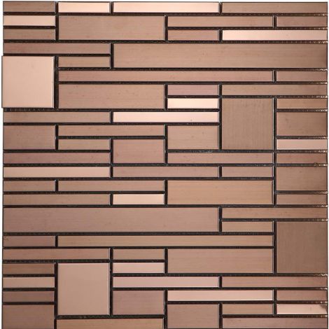 Stainless Steel Mosaic Tile Special Rose Golden