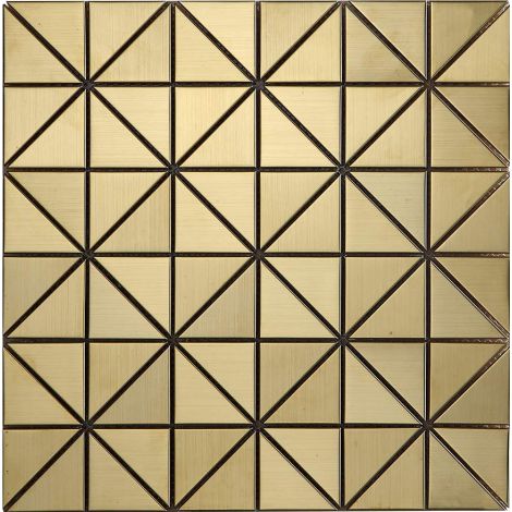 Golden Triangle Stainless Steel Mosaic Tile 